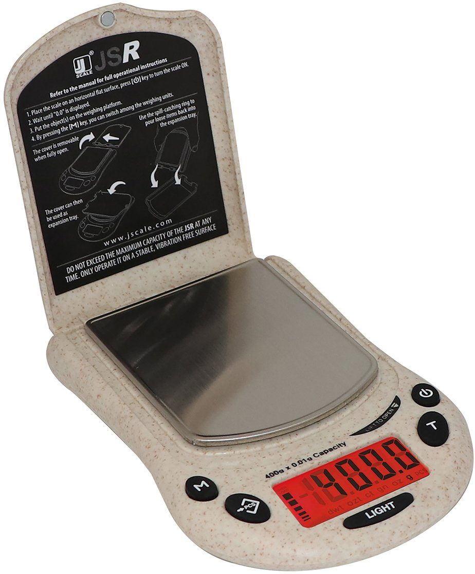 Taschenwaage Digitale Feinwaage JSR400, 400 g / 0,01 g, Taschenwaage