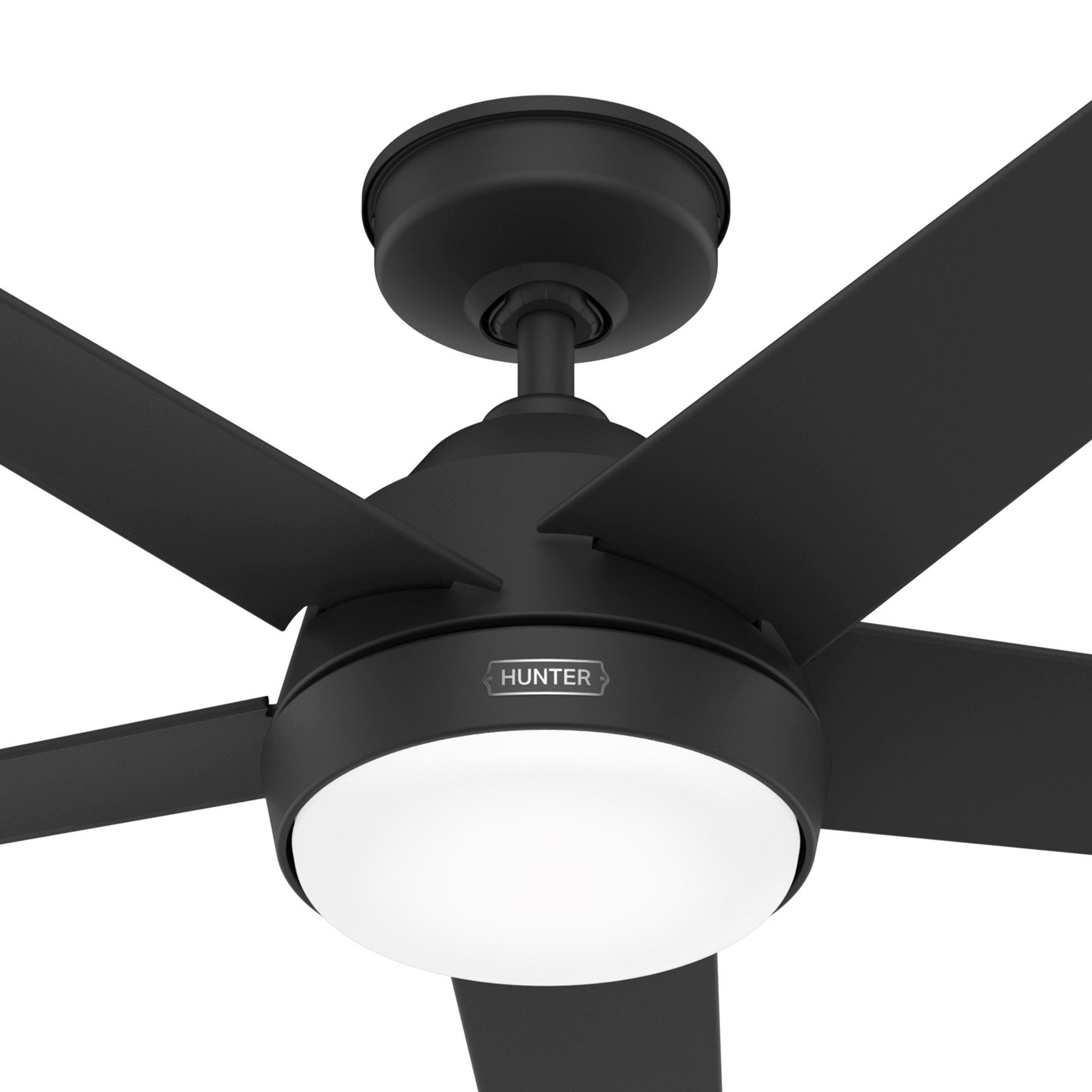 Deckenventilator Outdoor Deckenventilator Marina Schwarz mit LED