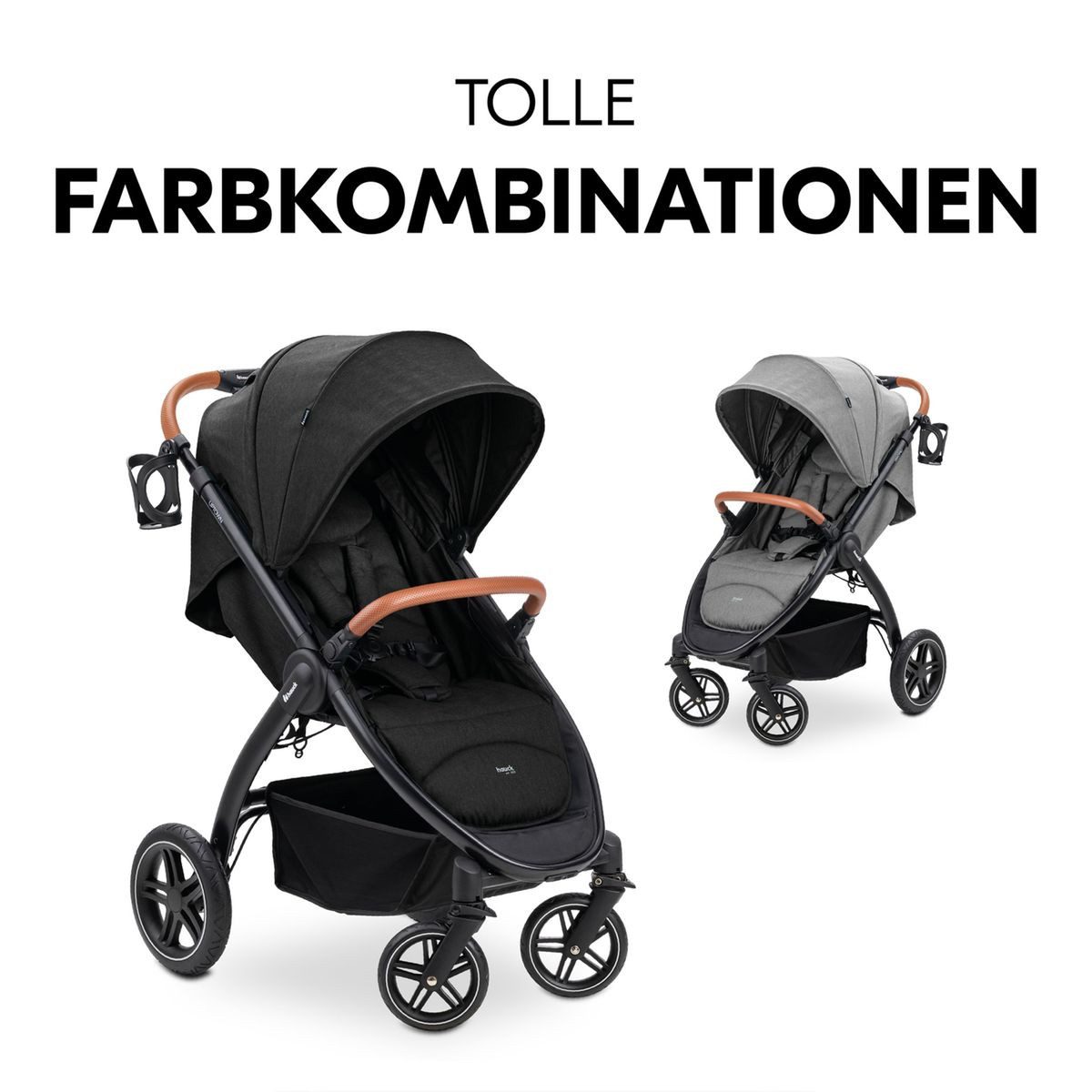 Kinder-Buggy UpTown Black - Melange Black