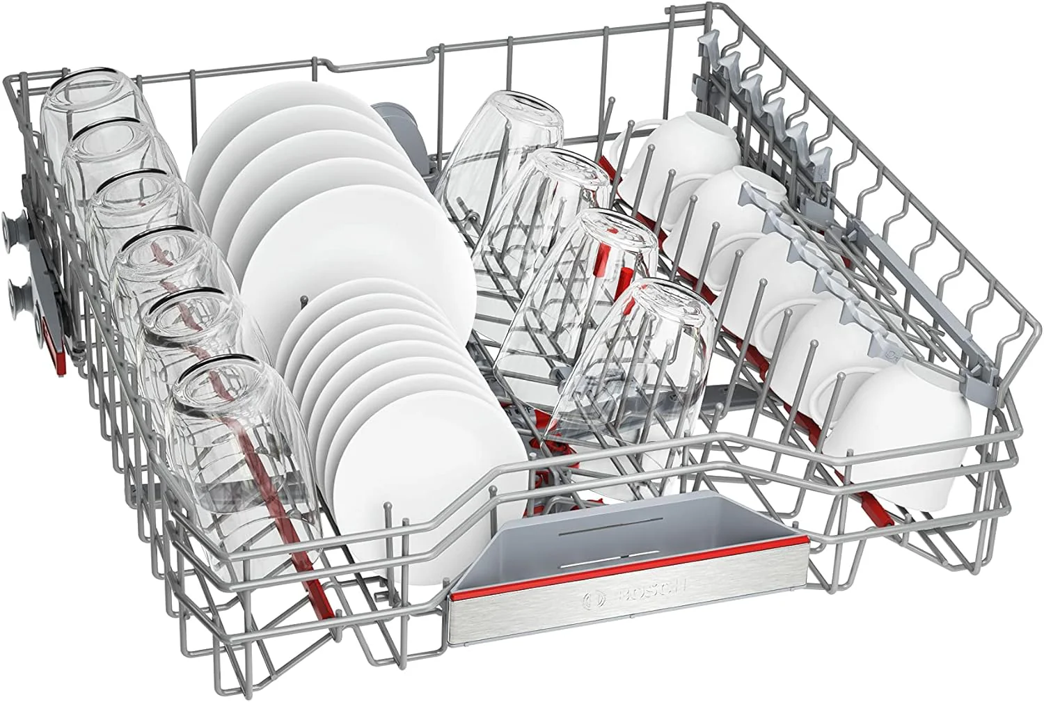 Bosch Huishoudapparatuur SMV6ZCX49E Serie 6 vaatwasser, volledig ge?ntegreerd, besteklade, bijzonder stil Silence-programma, PerfectDry met Zeolith droogt zelfs plastic