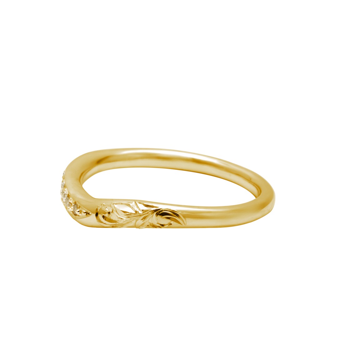 Hawaiian Jewelry / Aloha Mau / K18YG / Women's / Diamond