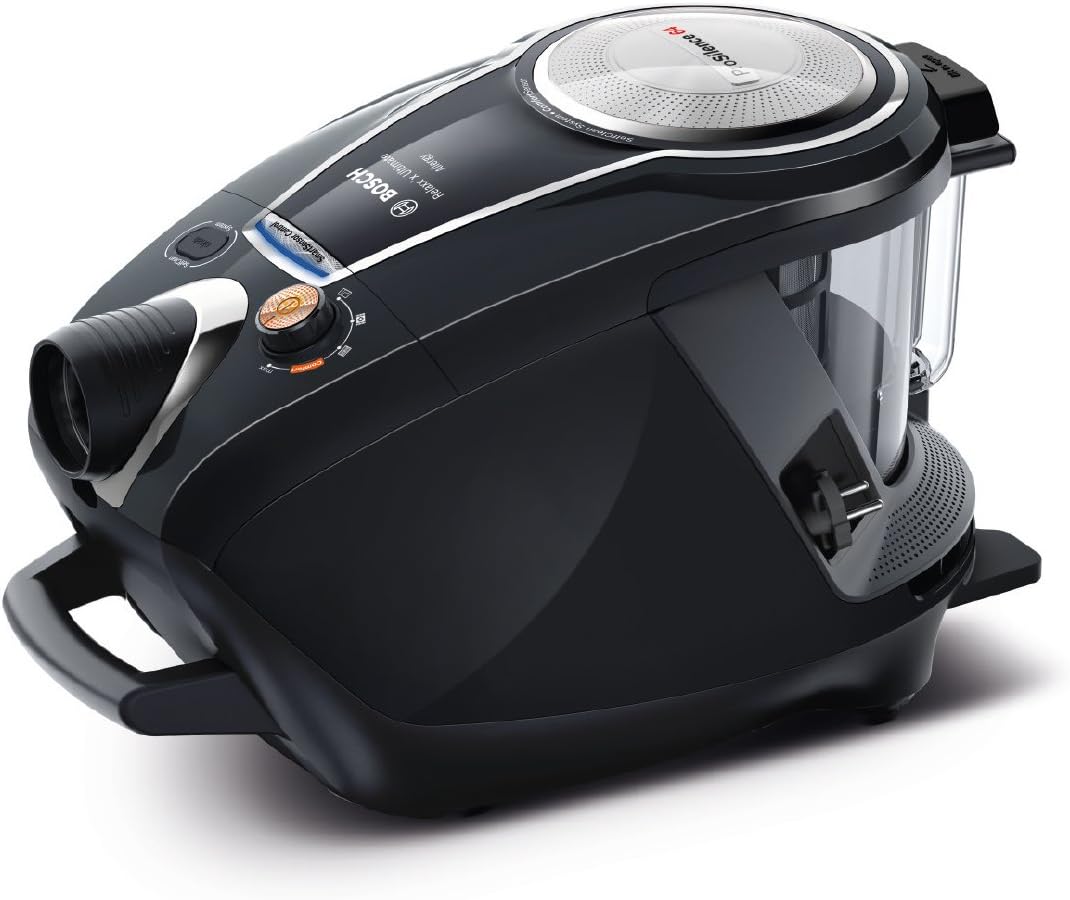 Bosch ProSilence Serie I 8 - Aspirapolvere Senza Sacco Estremamente Silenzioso, con SmartSensorControl e Intelligent SelfClean System, Nero