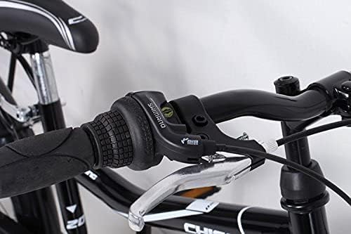 Talson 20 inch kinderfiets met 6 versnellingen en verlichting volgens StVZO zwartgroen