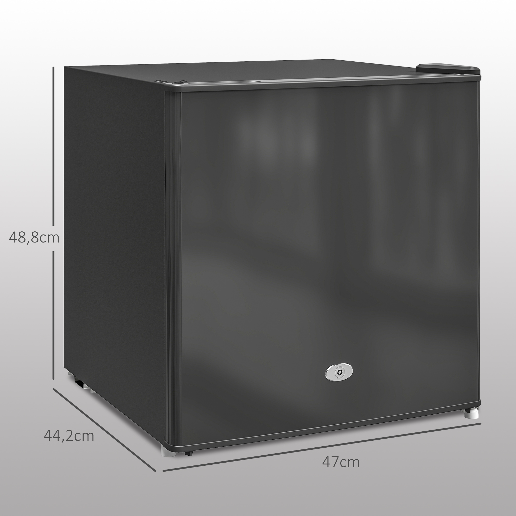 Mini-Vriezer 35 L Vriesbox Elektrisch Vrijstaand 45 W Mini Vriezer 47 x 44,2 x 48,8 cm Zwart