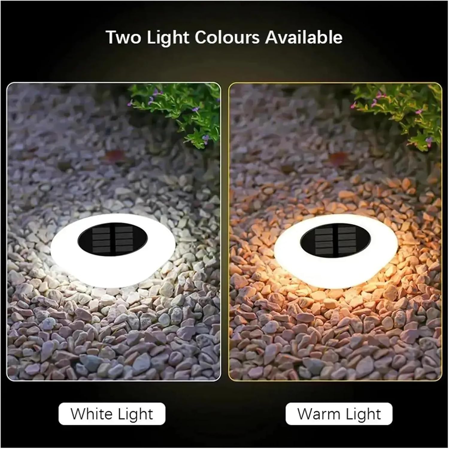 Wiederaufladbare Outdoor So Bodenleuchten Wasserdicht LED Gartenlampen Dekorative Landschaftsbeleuchtung für Rasen & Park Kaltweiß 4er Set Umweltfreundliche Beleuchtung