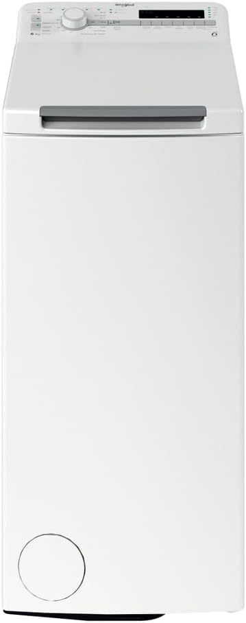Whirlpool TDLR 6240S IT – Lavatrice 6 Kg, Carica dall'Alto Slim, Libera Installazione, 1200 Giri/min, Classe C, 6° SENSO, Energy Saver, FreshCare, 40 x 60 x 90 cm