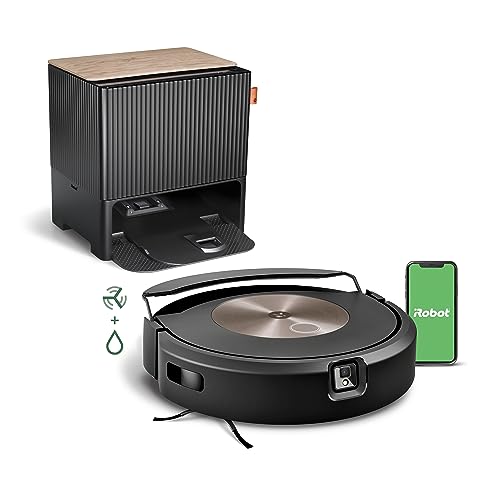 iRobot Roomba Combo j9  Self Emptying & Auto Fill Robot Vacuum & Mop – Multi Functional Base Refills Bin and Empties Itself, Vacuums and Mops Without Needing to Avoid Carpets, Avoids Obstacles​