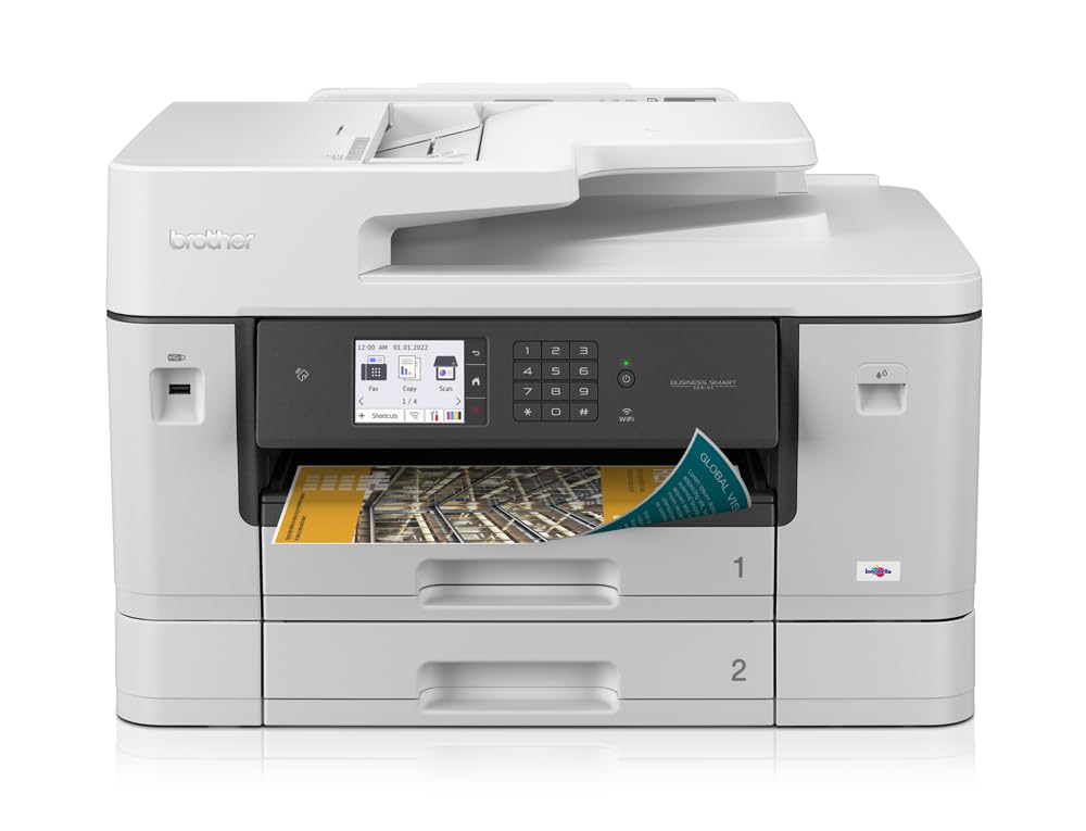 DIN A3 4-in-1 Farbtintenstrahl-Multifunktionsgerät MFC-J6940DW mit Duplexdruck, Scannen, Kopieren und Faxen, 2x 250 Blatt Papierkassetten, LAN und