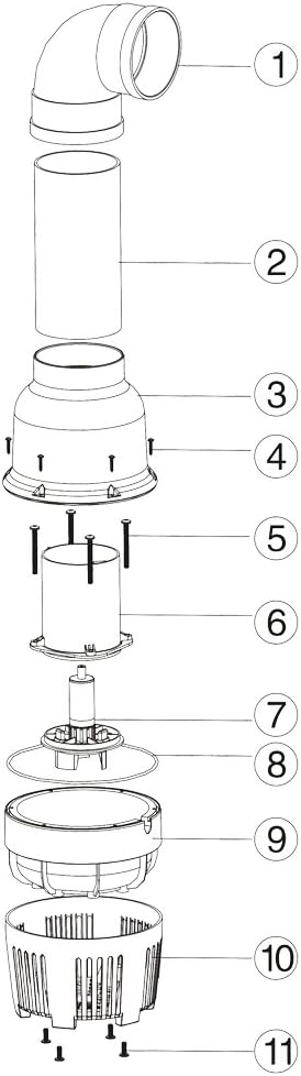 SunSun CEF-30000 Rohrpumpe 30.000 l/h / 200 W Hochleistungs Teichpumpe, Strömungspumpe mit Keramikwelle, Umwälzpumpe, Teichfilter