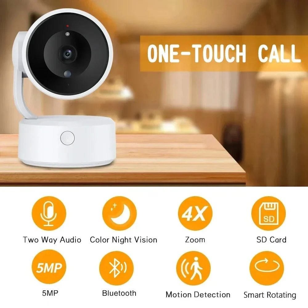5MP Pet Camera �C 360�� Pan, Two-Way Audio & Motion Tracking