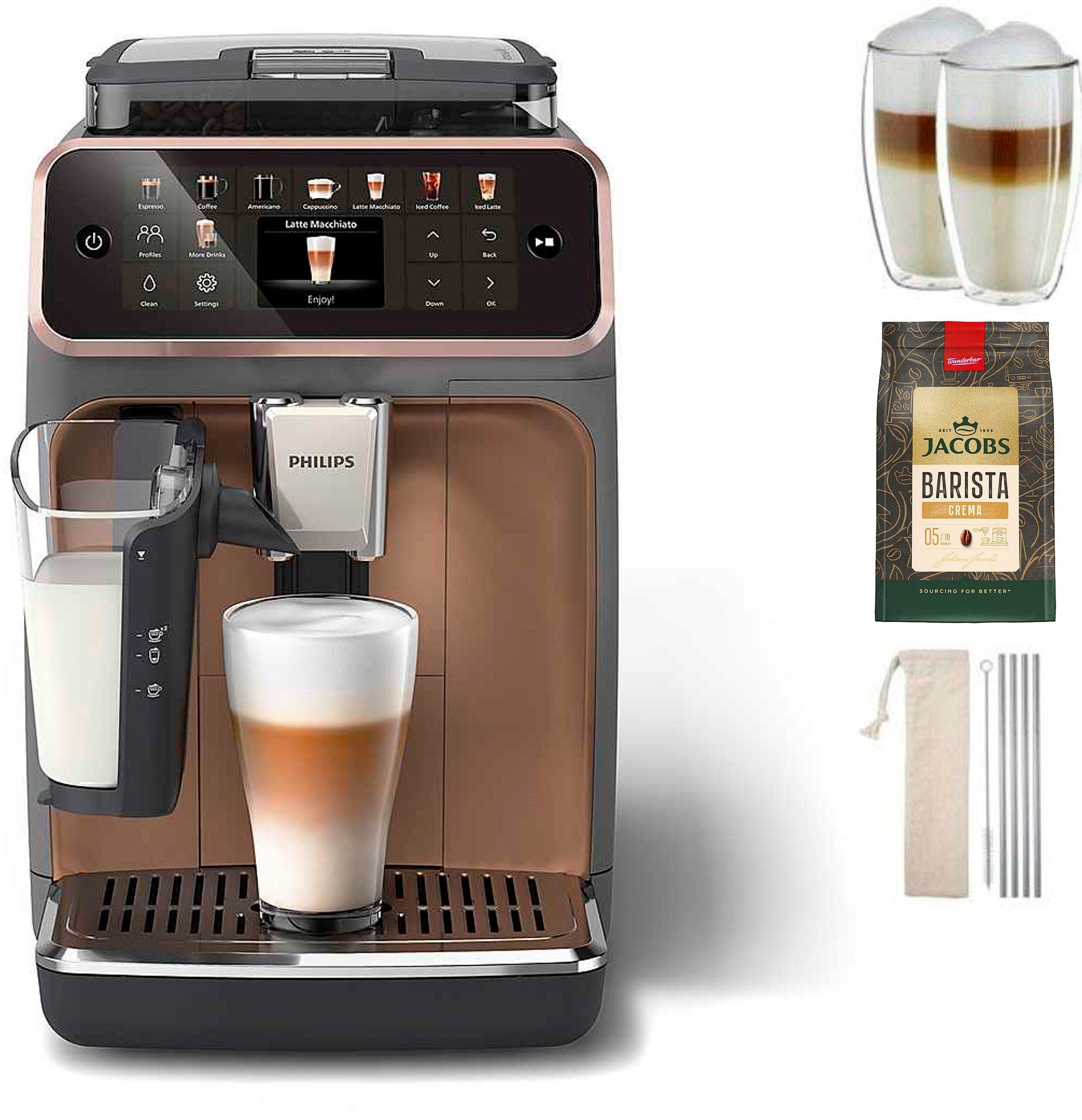 Kaffeevollautomat EP5544/80 5500 Series, 20 Kaffeespezialitäten (heiß oder eisgekühlt)