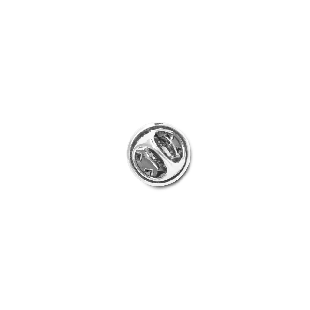 P1 Silver Logo Pin