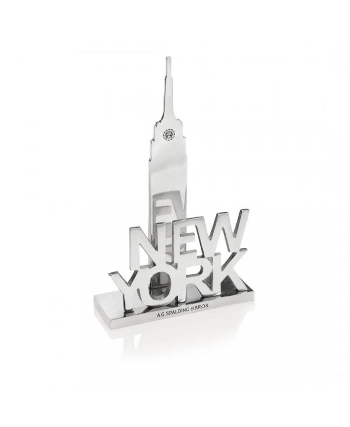 Porta carte New York Spalding & Bros in alluminio 862780U828
