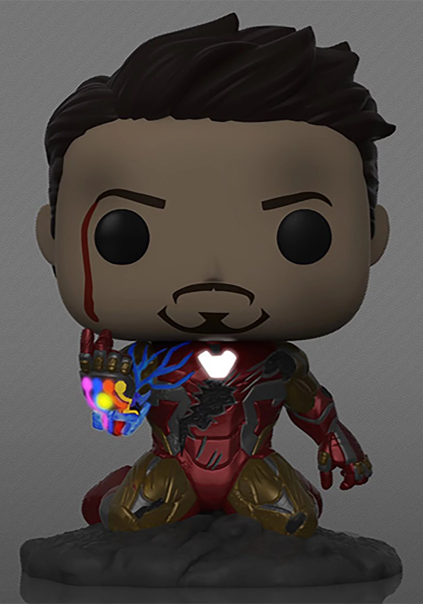 Funko Pop! Avengers Endgame: I Am Iron Man Glow in The Dark Vinyl Figure, Multicolored