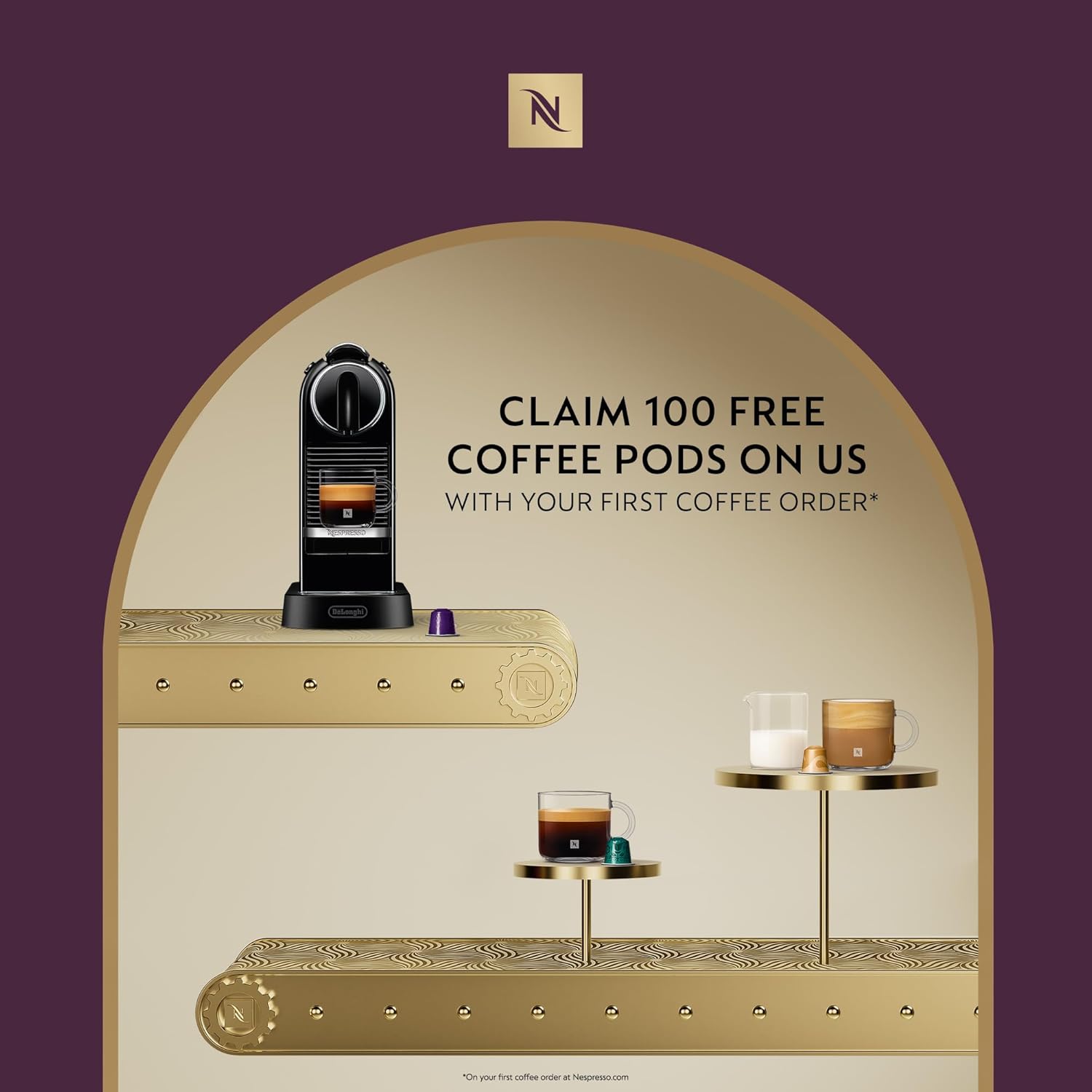 Nespresso Gran Lattissima EN640.W, Macchina per Caffè Automatica, Macchina per Caffè a Capsule, Schiumatura Automatica del Latte, Pressione 19 Bar, Cappuccino, 1400W, Bianco