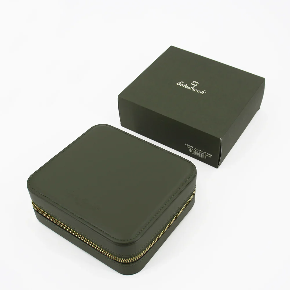 Esterbrook Pen Nook -  Twelve Pen Case - Moss Green