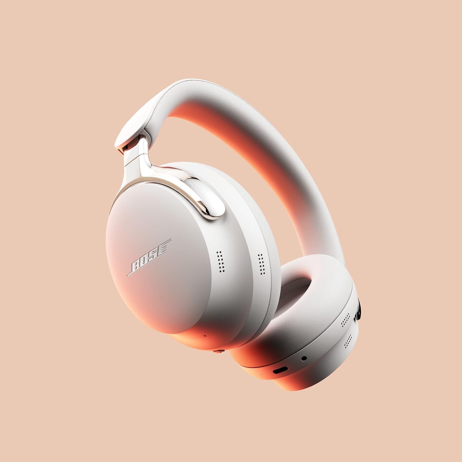 Nuove QuietComfort Ultra (2ª Gen) cuffie wireless over-ear con Bluetooth, audio spaziale, cancellazione del rumore, microfono, durata a batteria fino a 30 ore, bianco fumo