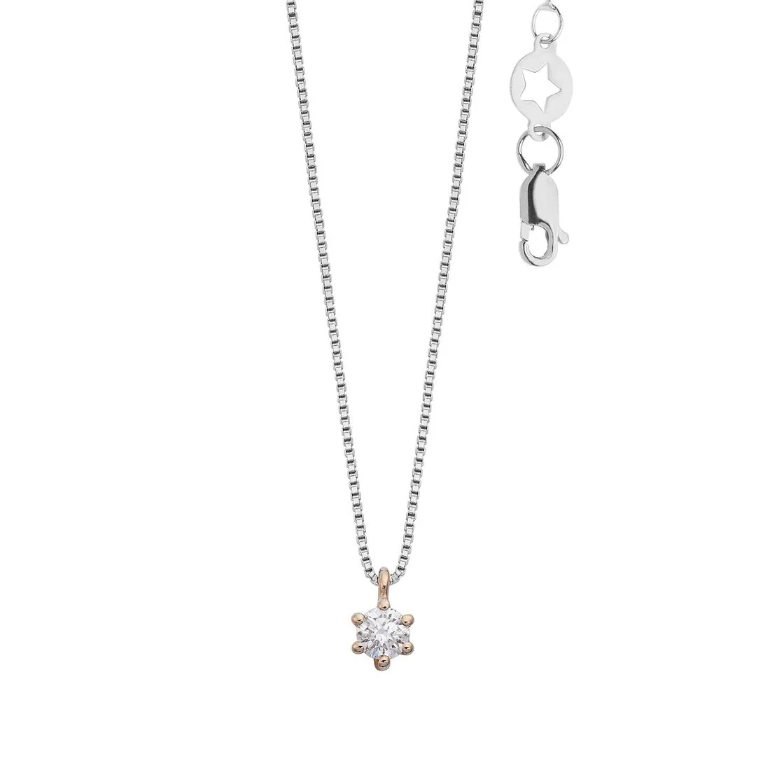 Collana Gioielli Comete brillante ct 0,09 punto luce - GLB 1653