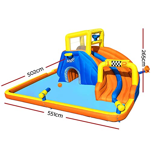 Bestway  Mega Parco Acquatico Super Waterway, Multicolore, 551 x 502 x 265 cm, 53377 : Amazon.it: Giochi e giocattoli