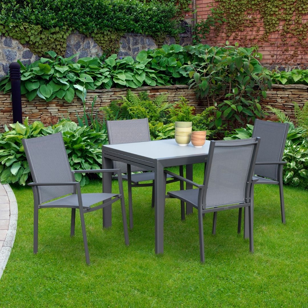 Riga - Set da pranzo da giardino 4-6 posti