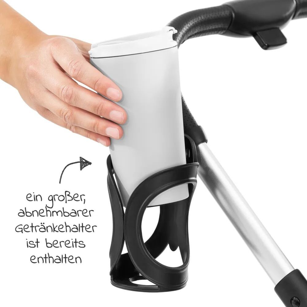 Kombi-Kinderwagen Vision X Duoset Silver - Melange Rose