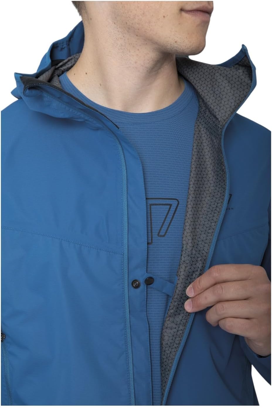 2117 of Sweden Nausta Herren Skijacke mit Kapuze gold Wasserabweisende Herren-Skijacke mit Isolierung. Perfekt für Skifahren, bietet Stil, Komfort und Schutz.