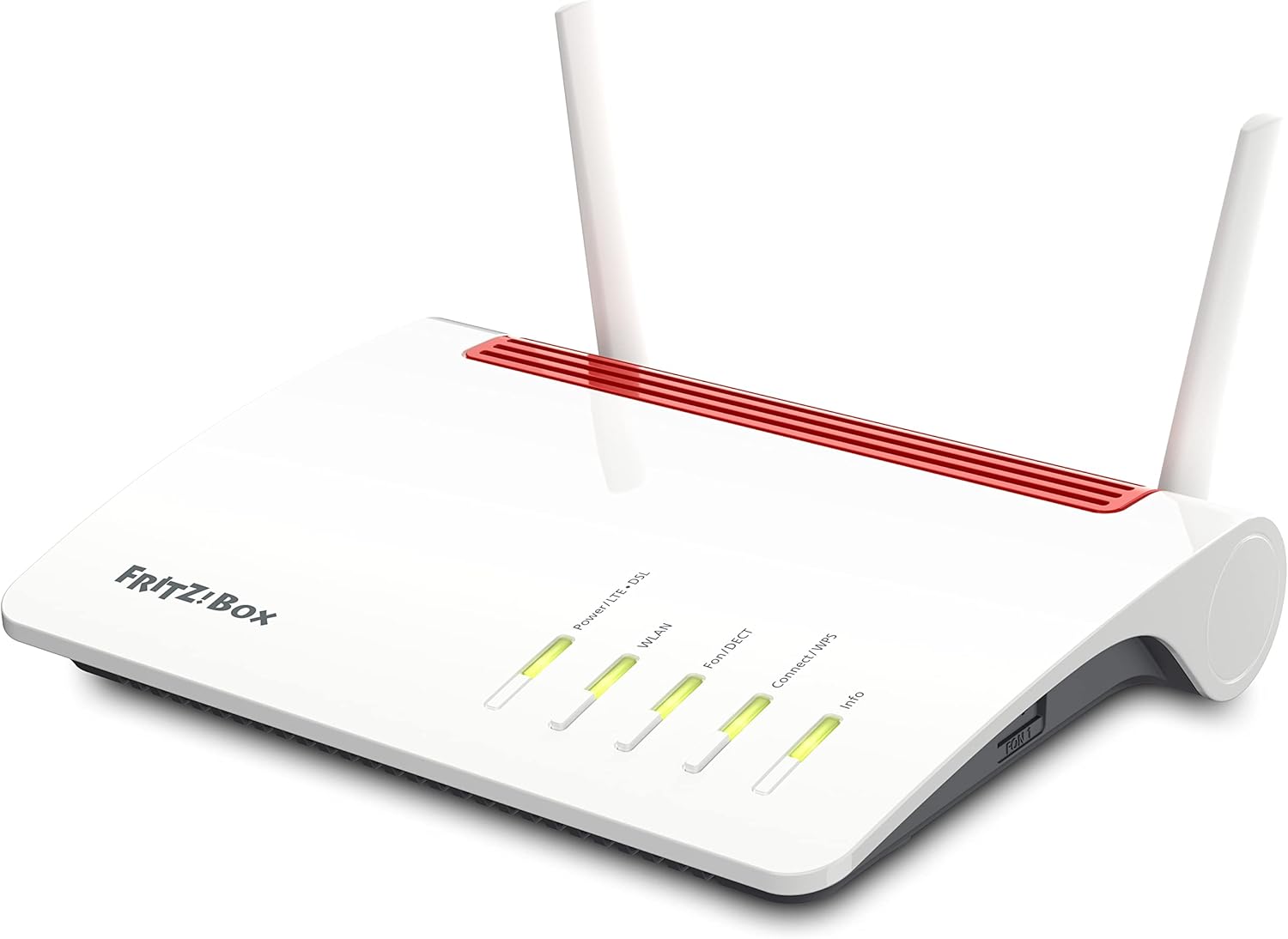 FRITZ!Box 6890 LTE & Vdsl/Adsl2 Edition International, Modem Router combo con Wi-Fi Dual Band fino a 2.533 Mbits/s, Mesh, 4x Gigabit Lan, VoIP, Base Dect, SIM Slot, Interfaccia in Italiano