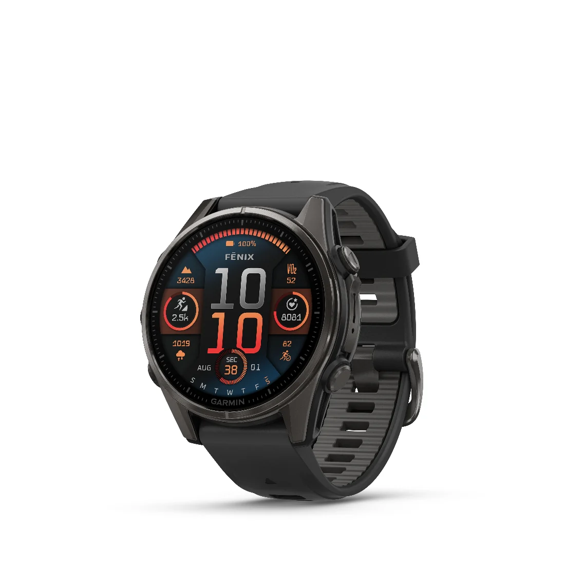 Orologio Garmin Fenix8 Amoled 43mm Titanium Carbon 010-02903-21