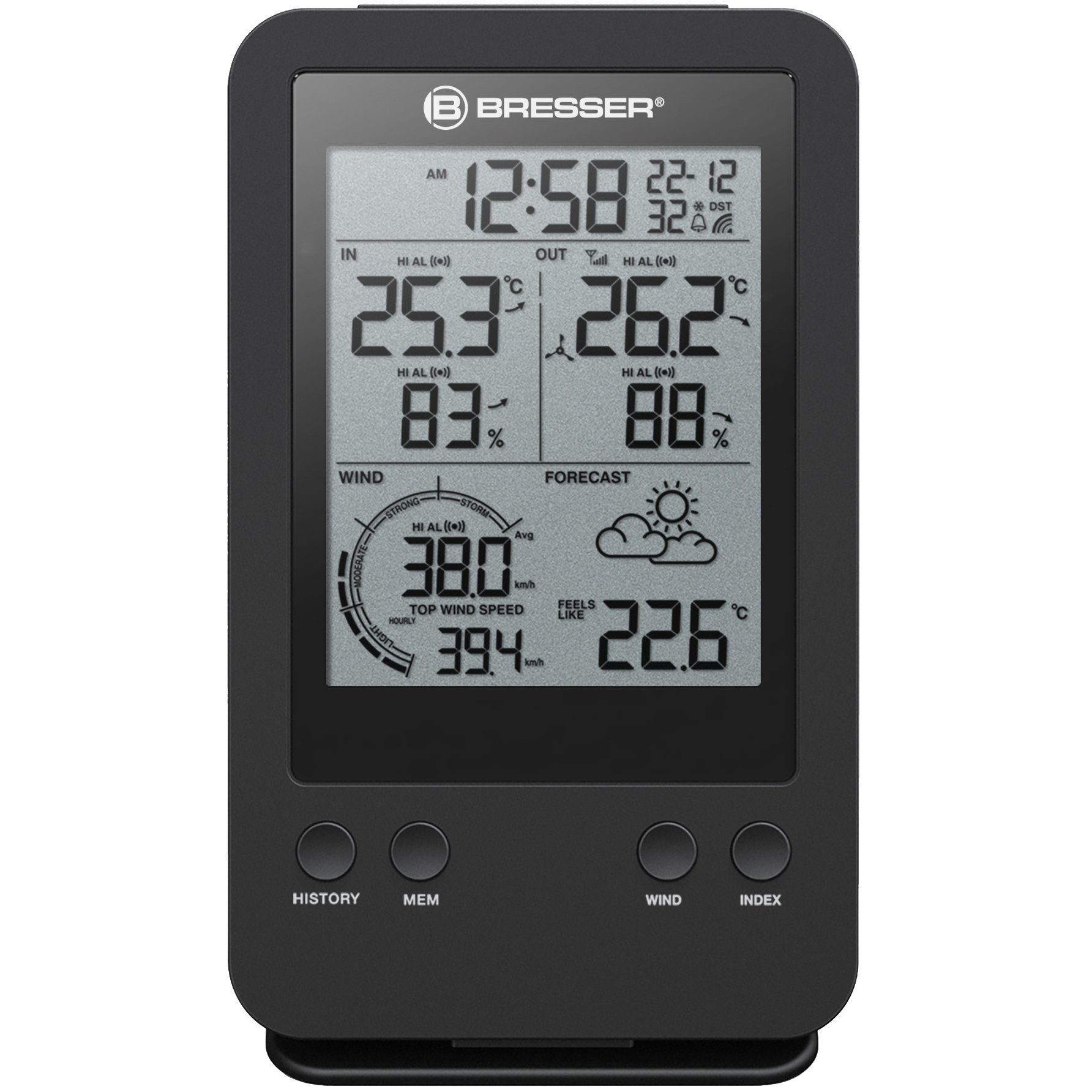 Wetterstation BRESSER 3-in-1-Profi-Windmesser