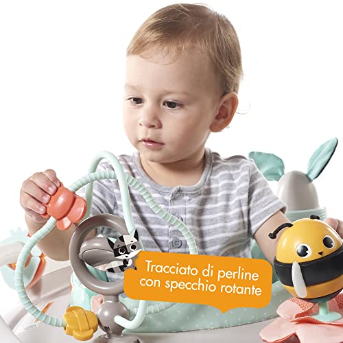 Tiny Love Here I grow 4 in 1 Centro Attività Bambini, Girello, Primi Passi per bambini, Giocattoli Interattivi, Altezza Regolabile, Seduta Girevole a 360°, 6 18 mesi, collezione Magical Tales : Prima infanzia
