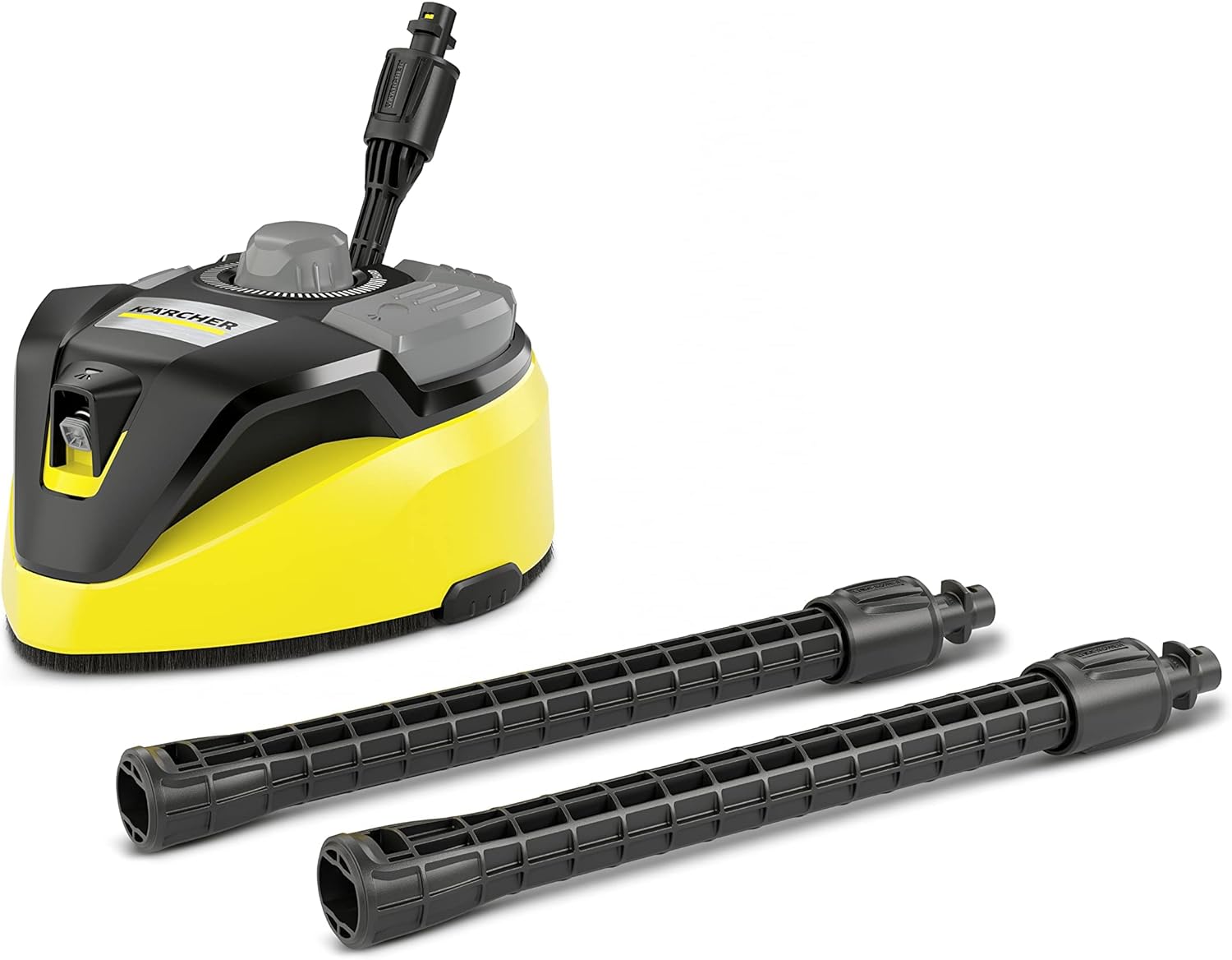 Krcher Flchenreiniger T-Racer T 7 Plus (Spritzwasserschutz, für groe Flchen, zwei Flachstrahldüsen, Handgriff für senkrechtes arbeiten, Powerdüse, Spüldüse)