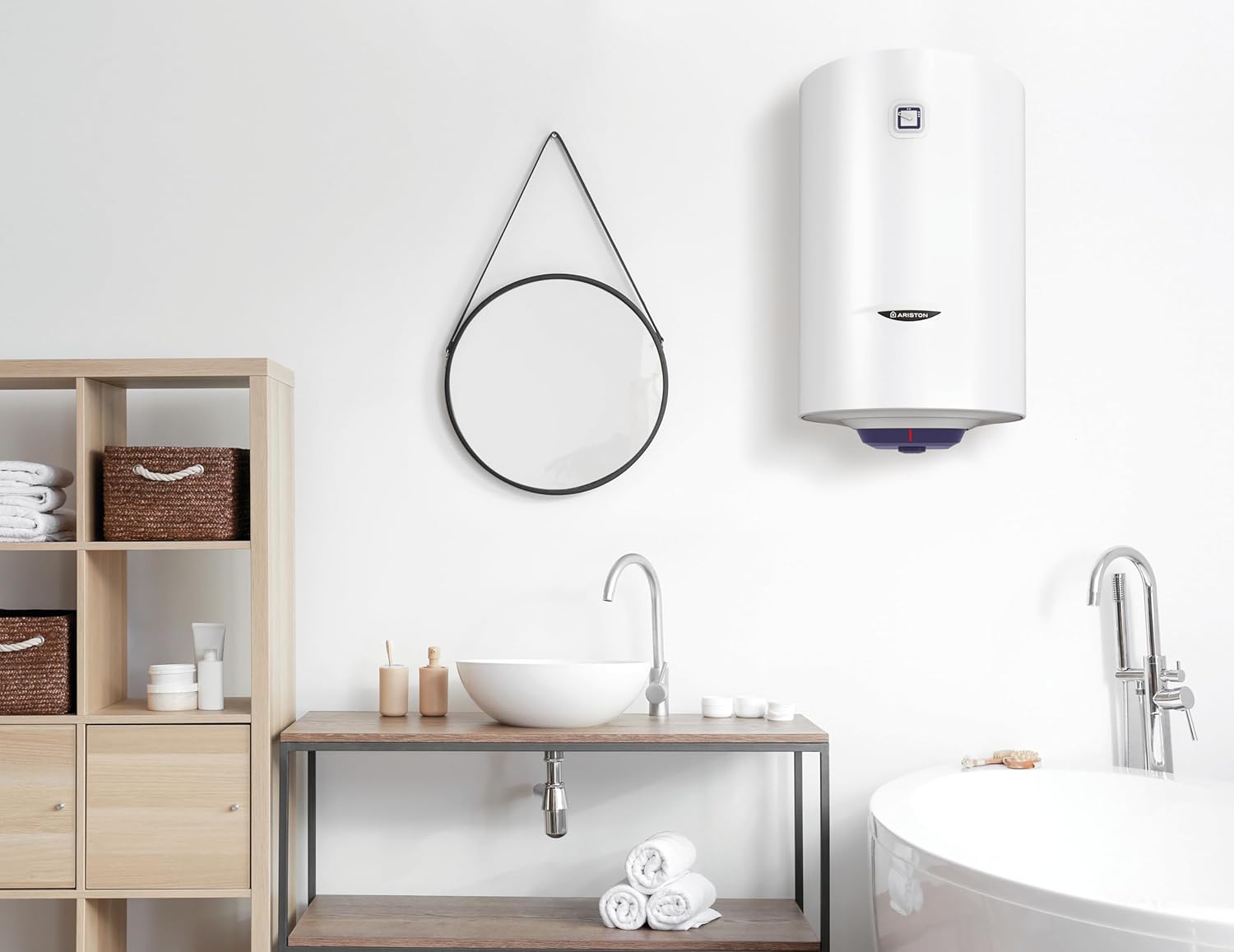 Ariston BLU 1 R Scaldabagno Elettrico Blu1 R 50 Litri, 1,5K EU