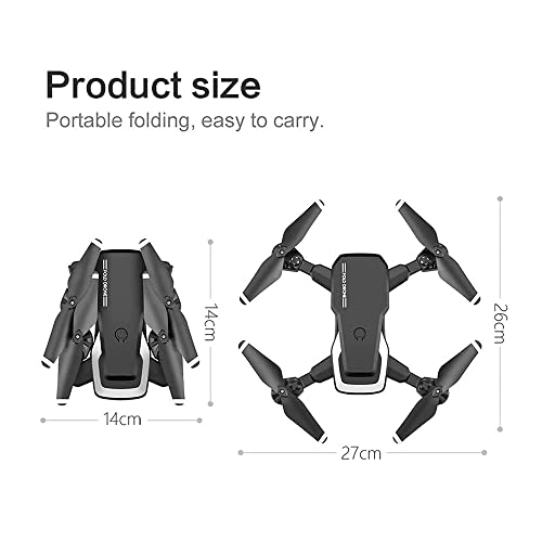 RFZHANZ Rc Droni Pieghevoli con videocamera 4K HD per Adulti Quadricottero RC WiFi FPV Video Live Altitude Hold modalità Senza Testa Decollo a Una Chiave per Bambini o Principianti : Giochi e giocattoli
