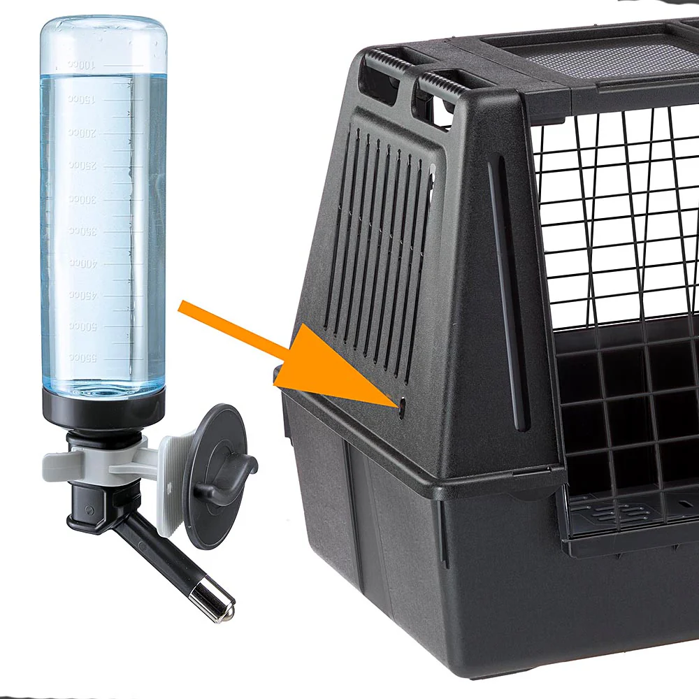 Atlas Car Scenic – Trasportino da Auto per Cani, Super Ventilato e Sicuro, con Doppia Porta Scorrevole, Disponibile in Due Misure
