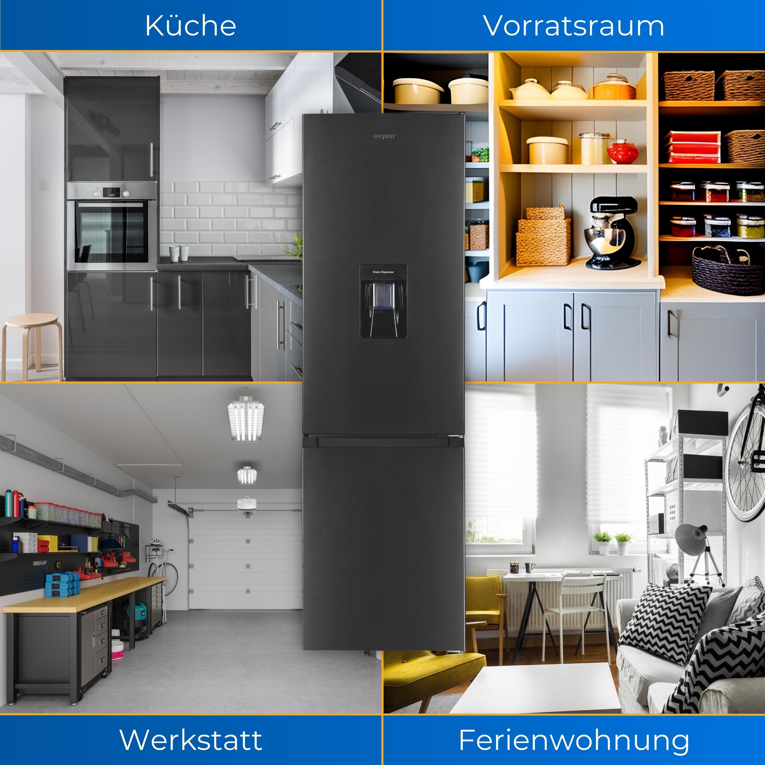 Kühl-/Gefrierkombination KGC265-70-WS-040E inoxlook-az