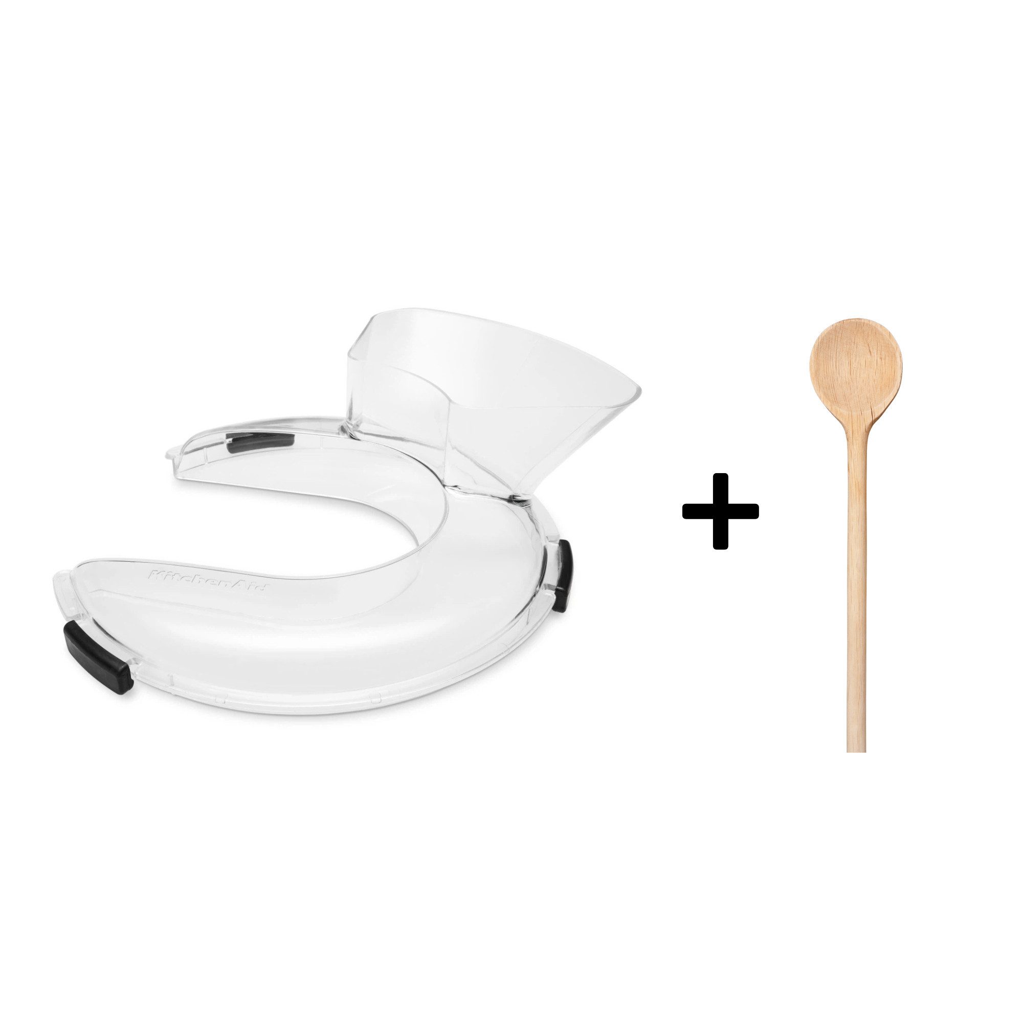 Küchenmaschine KitchenAid Easy Snap Spritzschutz 5KSMTHPS + gratis Holzlöffel