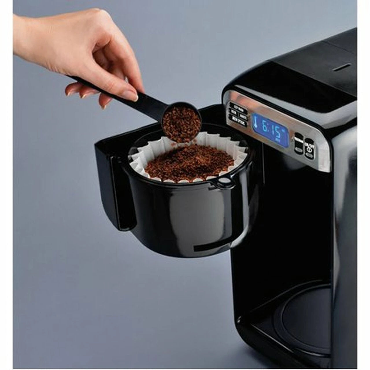 Hamilton Beach 12 Cup Digital Automatic LCD Programmable Coffeemaker Brewer | Model# 46205