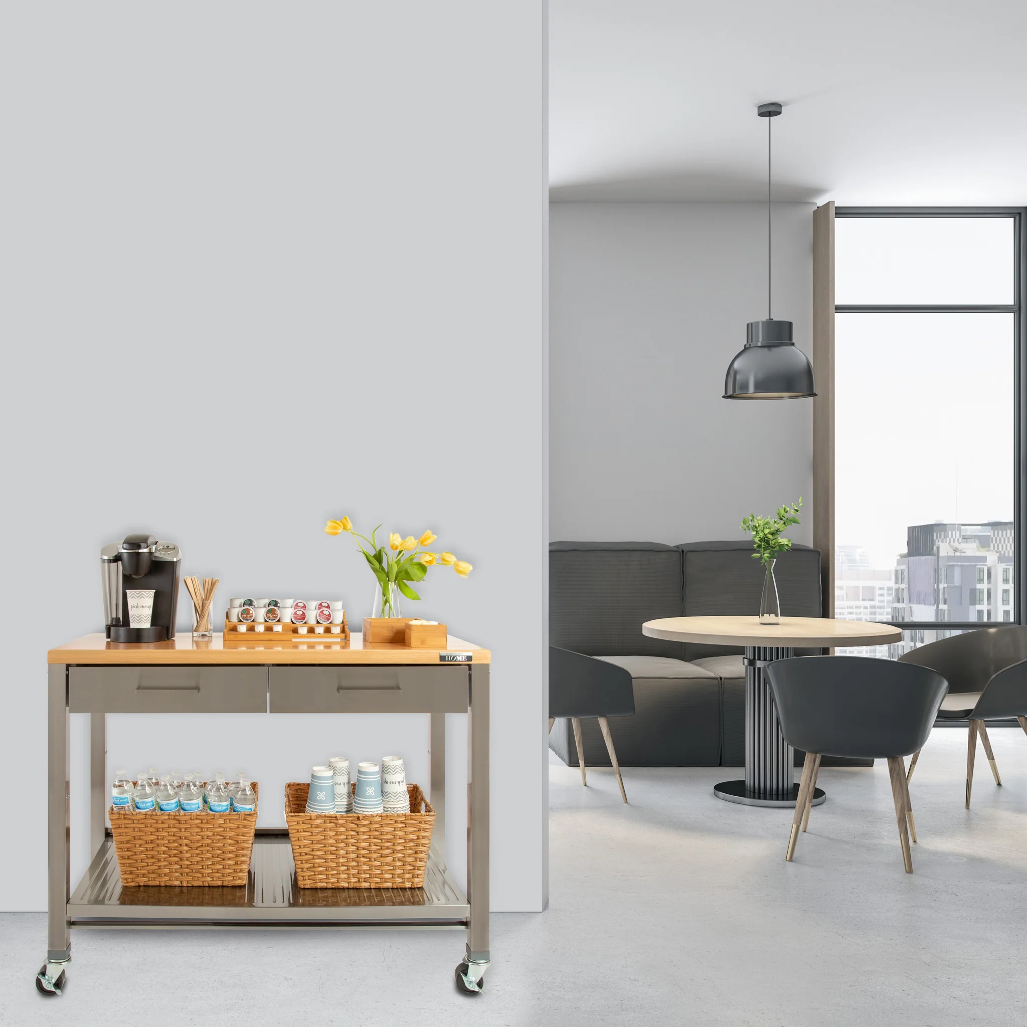 2025 Hoogwaardig multifunctioneel werktafel ?C UltraHD? werkcentrum eilandtafel