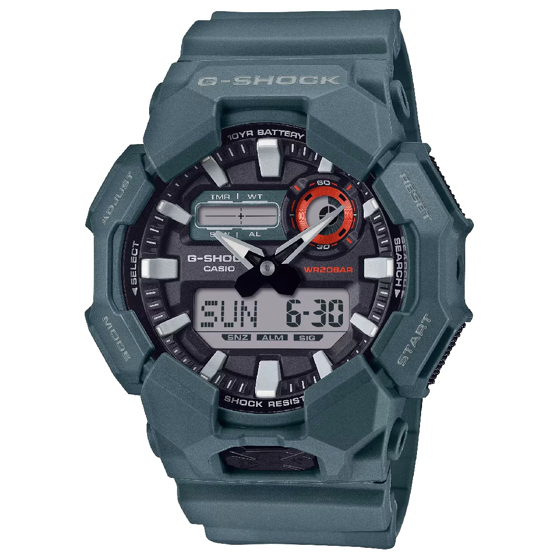Orologio Casio G-Shock GA-010-2AER color ottanio basso consumo