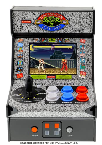 MY ARCADE 7.5"" Collectible Street Fighter II Champion Edition Micro Player (Premium Edition) : Giochi e giocattoli