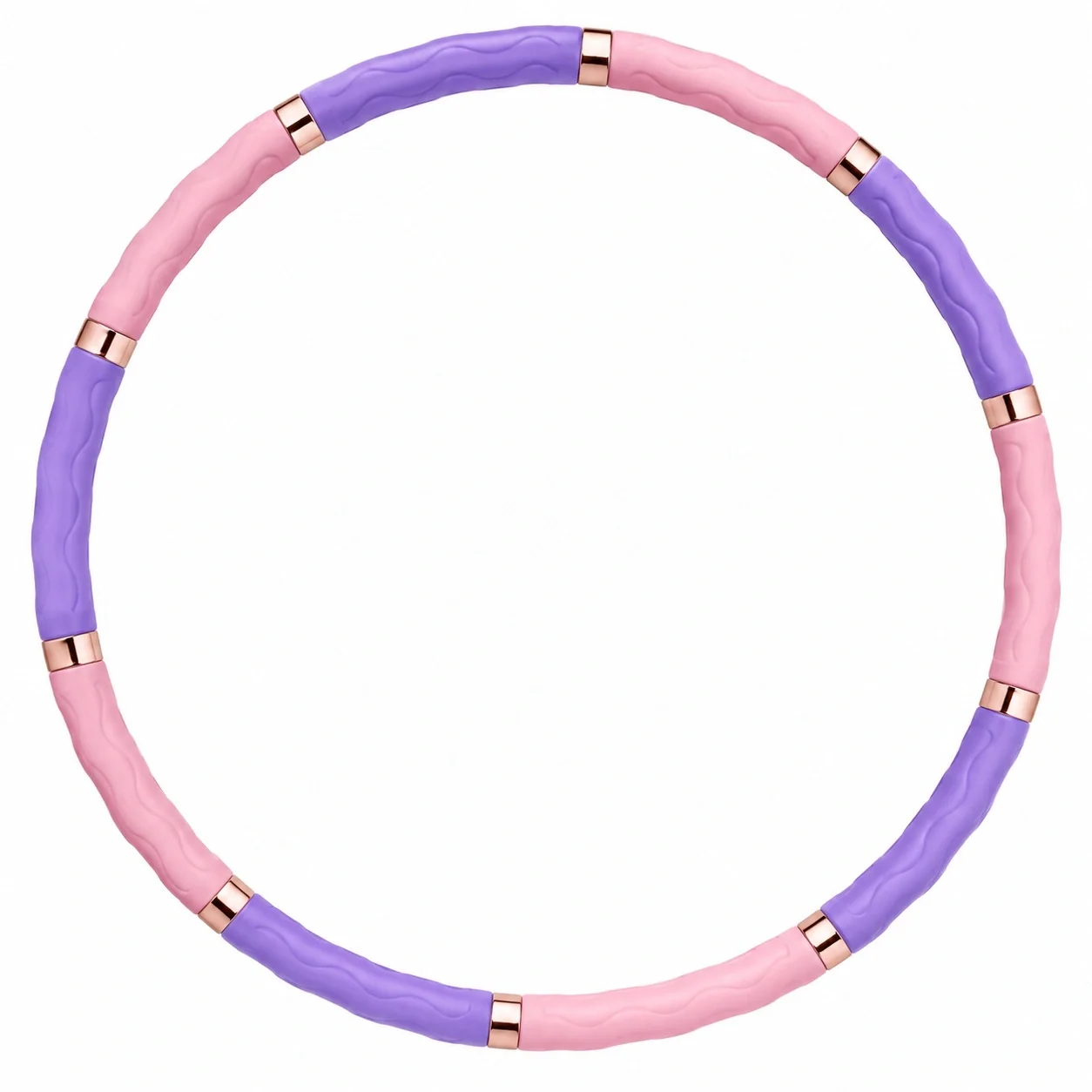Ergonomischer Fitnessreifen Rosa/Lila 100 cm