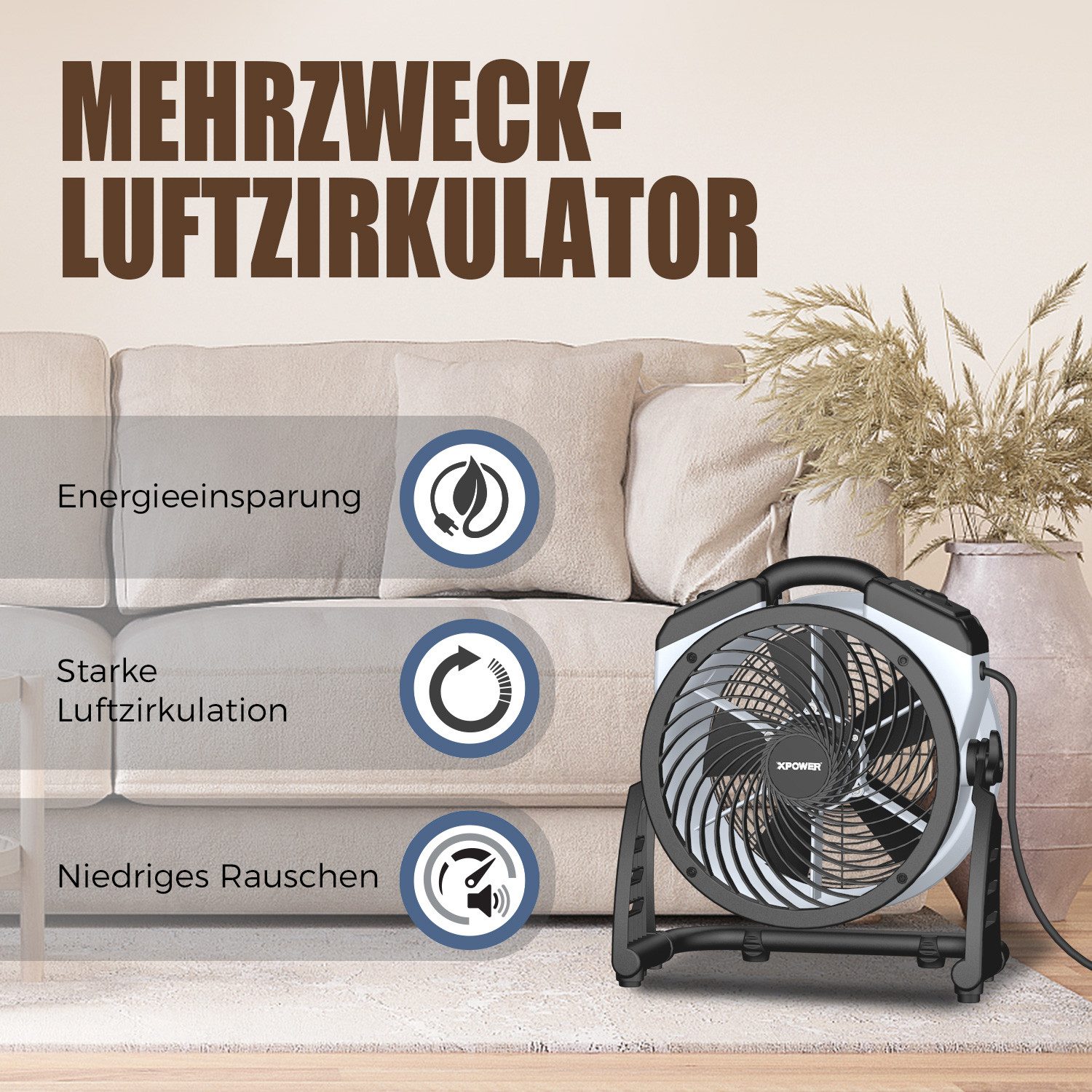 Tischventilator FC-100 Mehrzweck 11