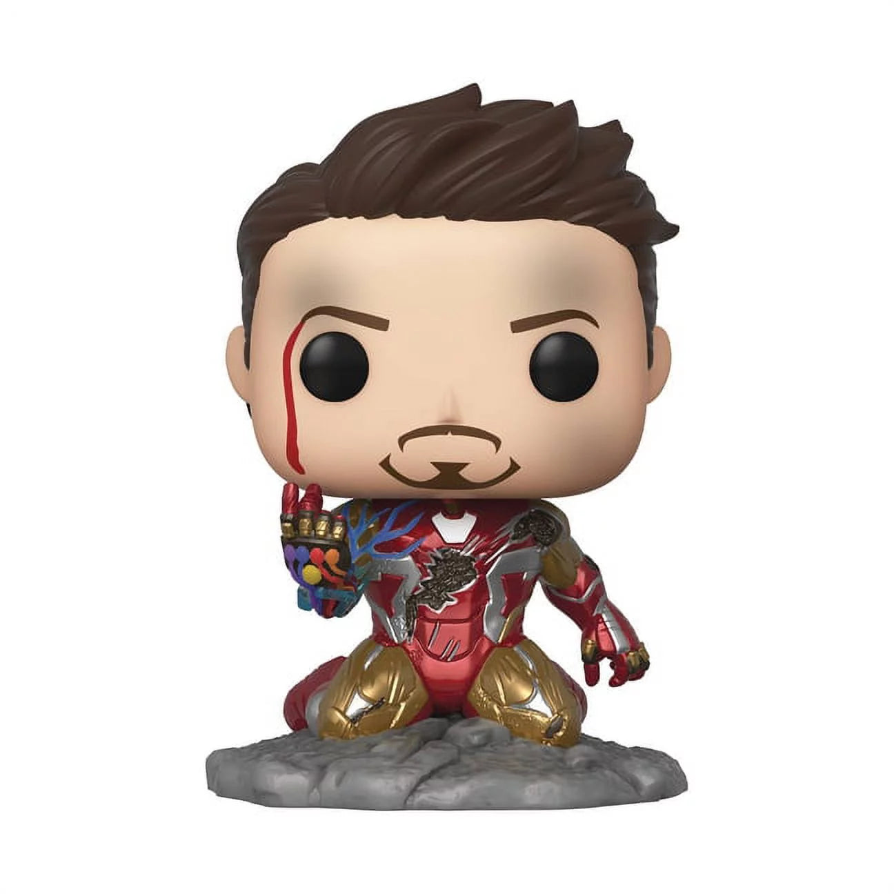 Funko Pop! Avengers Endgame: I Am Iron Man Glow in The Dark Vinyl Figure, Multicolored