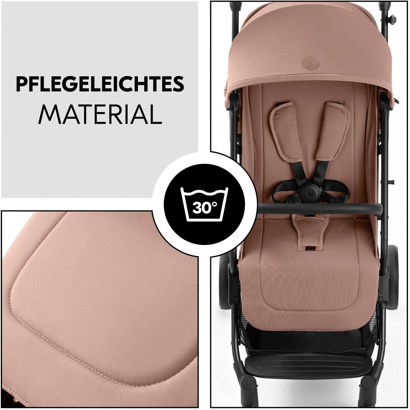 Kinder-Buggy Travel N Care Plus Buggy, hazelnut