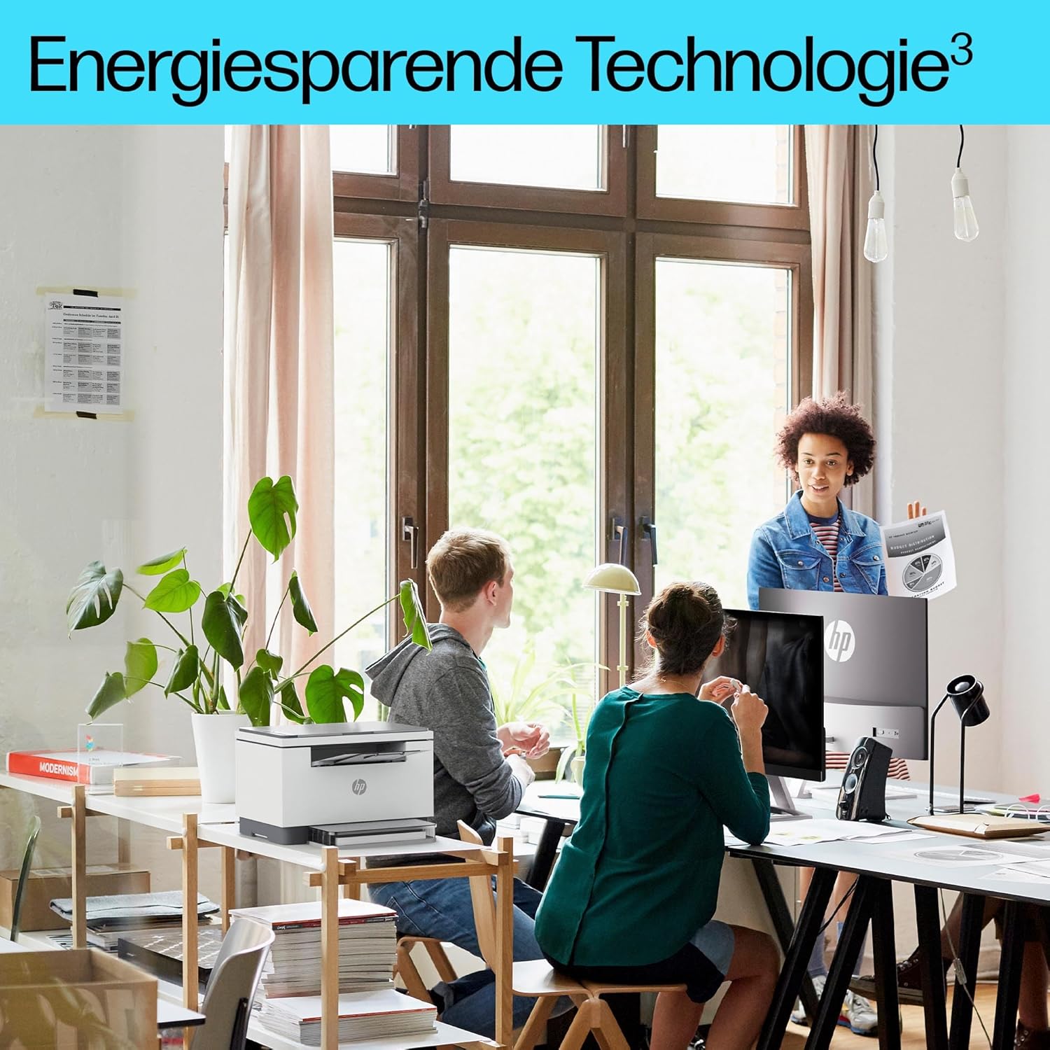 HP LaserJet MFP M235sdw Multifunktions-Laserdrucker Schwarzweiß, Drucken, Kopieren, Scannen, Automat.beidseitiger Druck, Dual-Band Wi-Fi, USB, LAN, HP Smart App, Intelligente Benutzeroberfläche