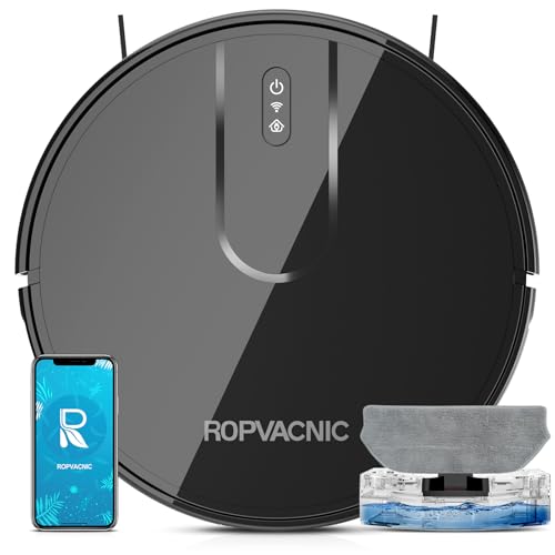 ROPVACNIC Robot Vacuum Cleaner Robot Vacuum and Mop Combo with 4000Pa Suction, Personalized Cleaning Adjustments, Self Charging Robotic Vacuum Cleaner, Advanced Obstacle Avoidance : Industrial & Scientific