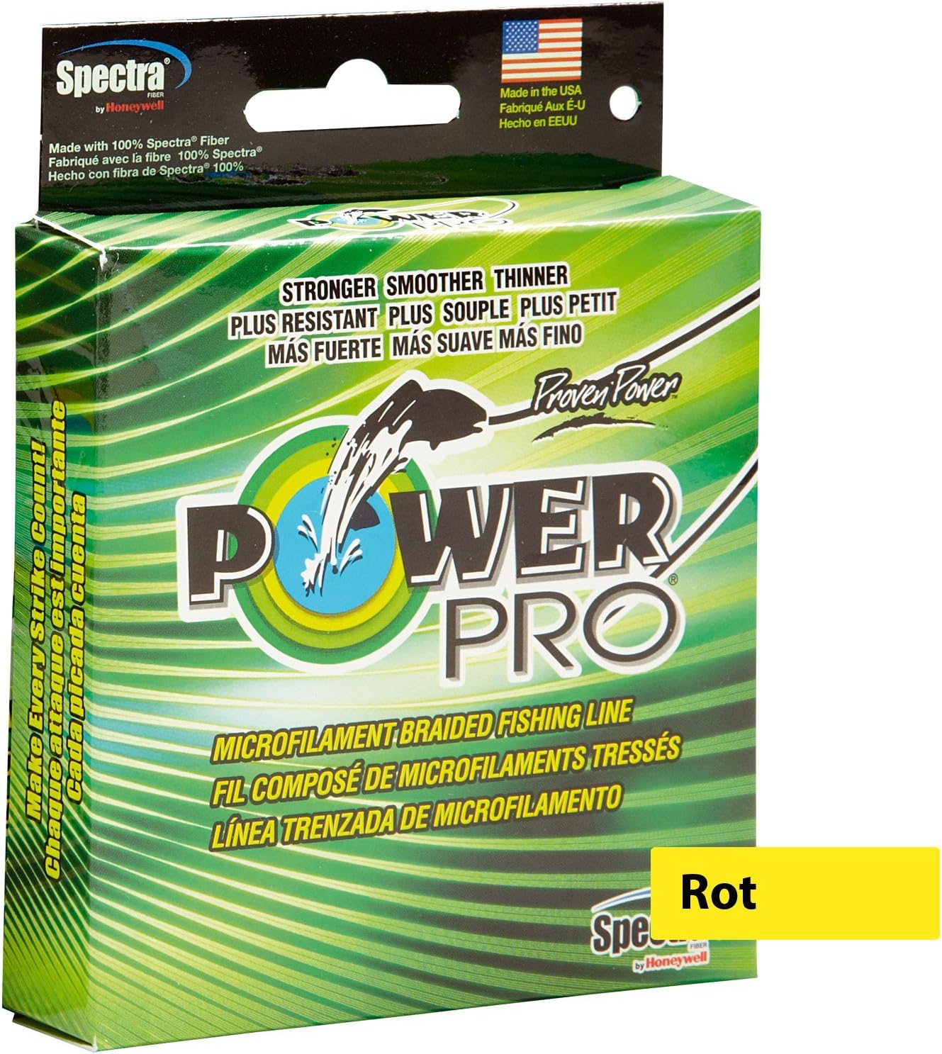 SHIMANO Power Pro geflochtene Angelschnur 0,10mm 5kg Rot - 2740m