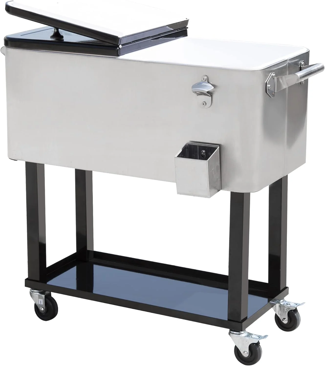 Portable Rolling 80 Quart Steel