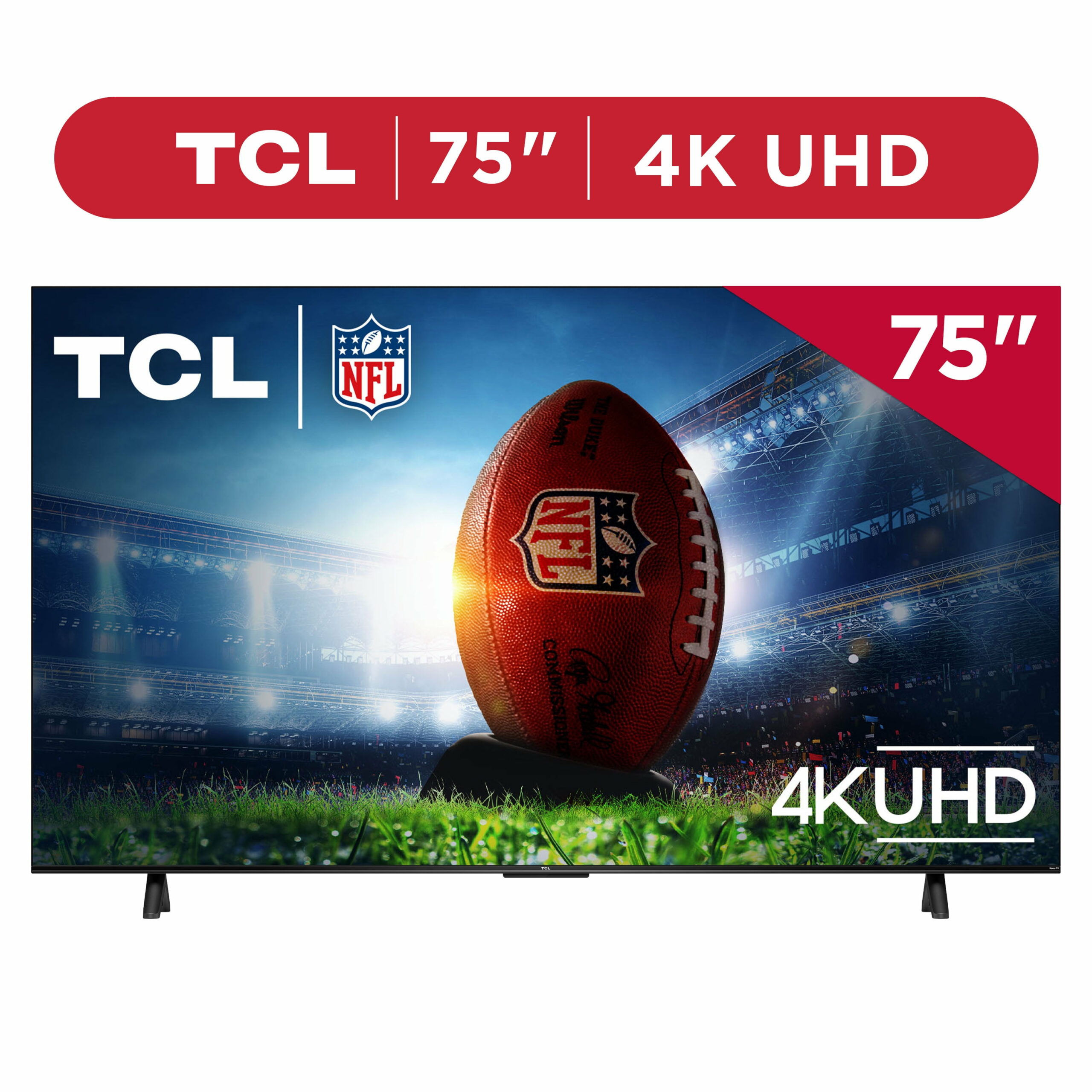 TCL 75&prime;&prime; 4 Series 4K UHD HDR Smart TV with Roku, Voice Control, and Premium Design