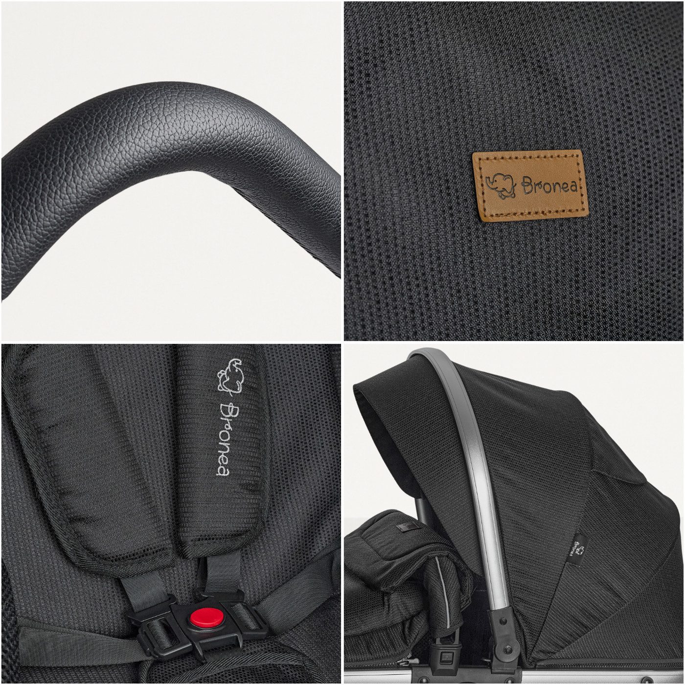 Kombi-Kinderwagen EXQUISE 2.0 Kinderwagen 3-in-1 SCHWARZ/SILBER BUGGY, AUTO-BABYSCHALE